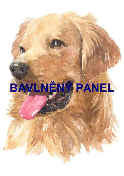 Bavlněný panel 25 x 25cm
