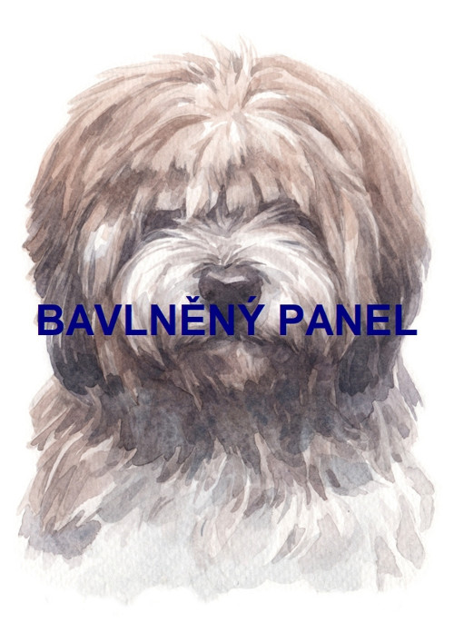 Bavlněný panel 25 x 25cm