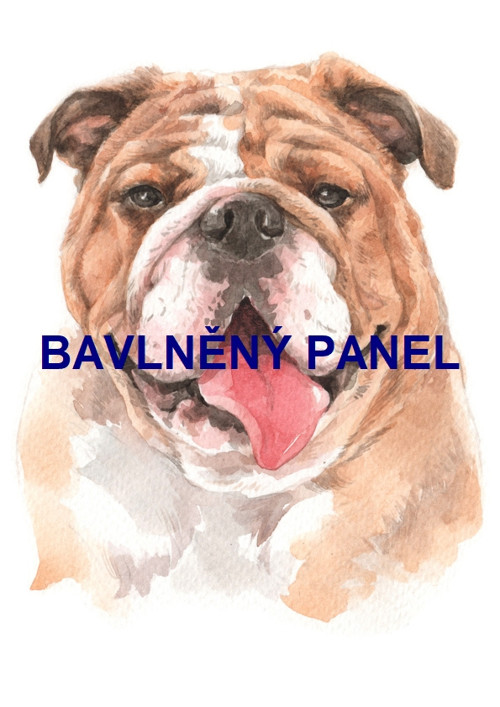 Bavlněný panel 25 x 25cm — foto 1