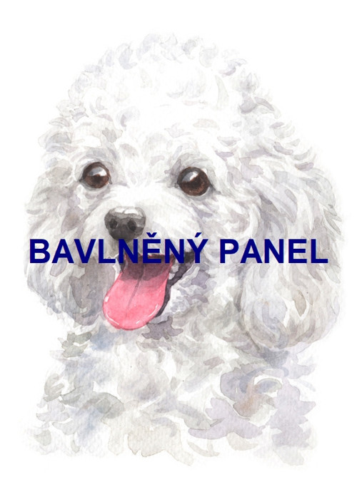Bavlněný panel 25 x 25cm