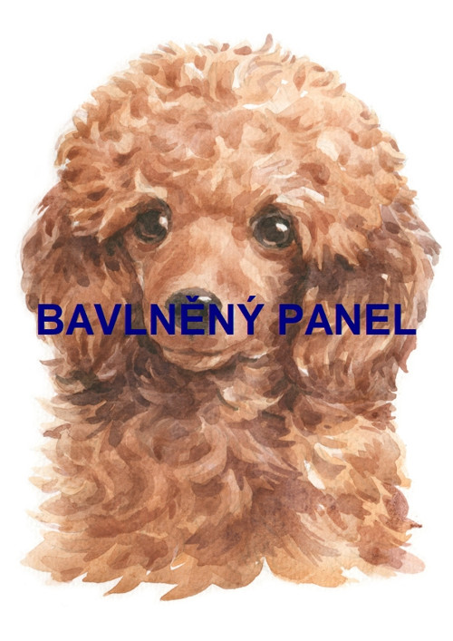 Bavlněný panel 25 x 25cm