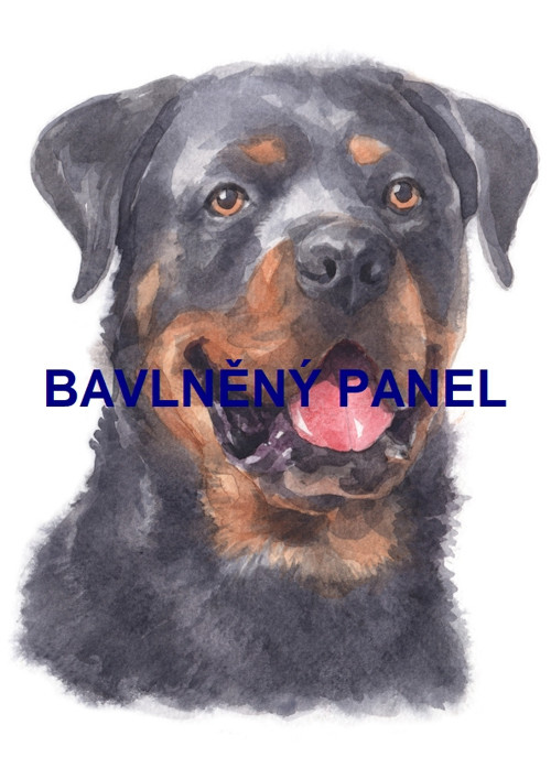 Bavlněný panel 25 x 25cm