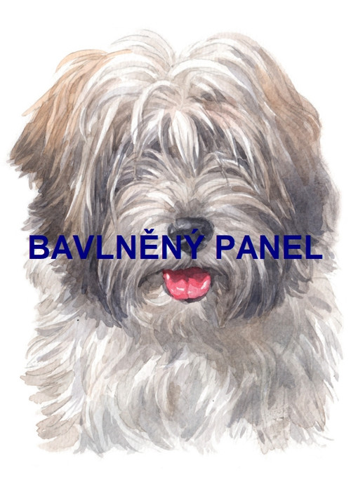 Bavlněný panel 25 x 25cm