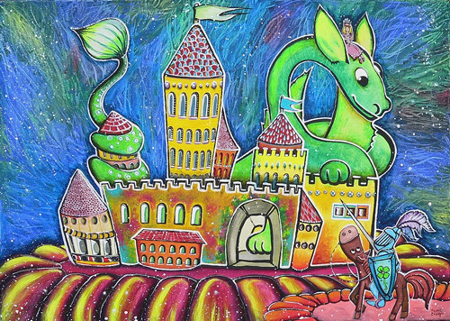 V malém království- 70x50cm