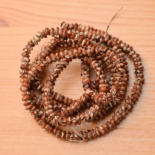 Dřevěné korálky - 7mm - 10 kusů