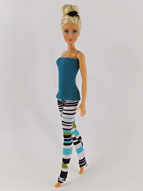 Barbie - Cvičební komplet modrý — foto 1