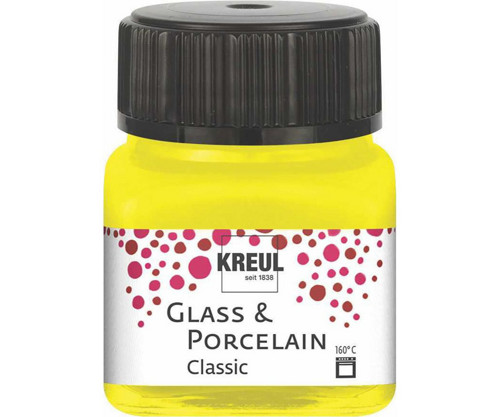 Barva Na Sklo A Porcelán KREUL Classic Kanárkově