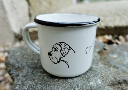 Plecháček pro milovníky pejsků "DOGA"
