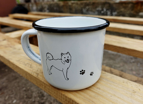 Plecháček pro milovníky pejsků "SHIBA INU"