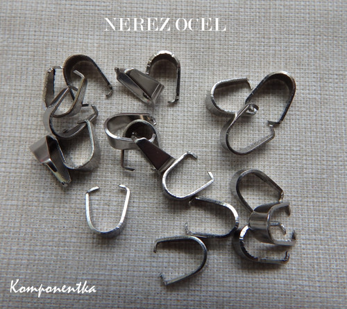 Šlupna rozevíratelná nerez ocel 4x9mm 4kusy
