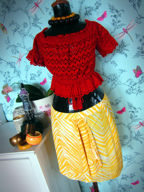 Crop top madeira&skořice — foto 1