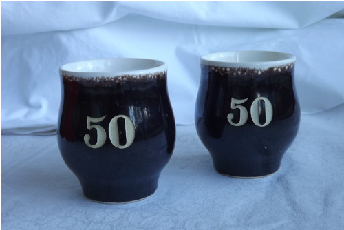 Keramické kalíšky - 50, Rh+ — foto 1
