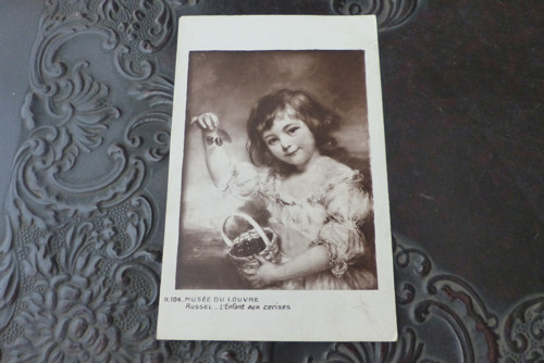 J. Russel L'Enfant aux Cerises...pohlednice