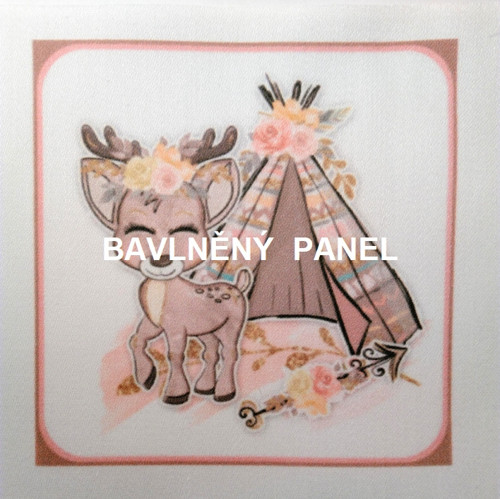 Bavlněná látka - panel 10 x 10 cm — foto 1