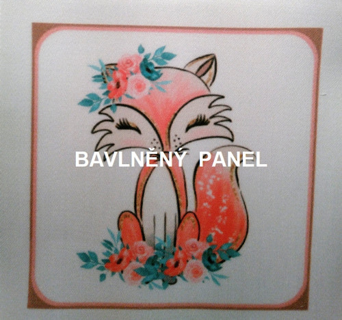Bavlněná látka - panel 10 x 10 cm — foto 1