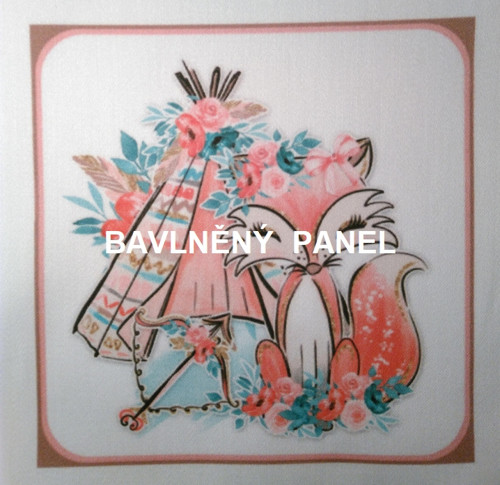 Bavlněná látka - panel 13 x 13 cm — foto 1