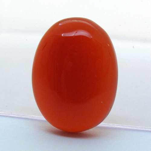 Kabošon oranžový onyx ovál 18,7mm