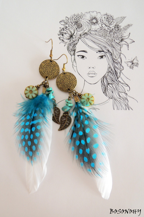 Náušnice "BOHO" I. — foto 1