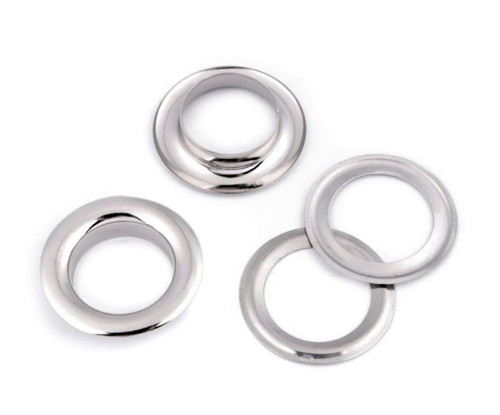 10pár Ikl Průchodky S Podložkou Lesklé Ø17mm