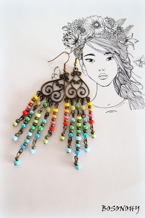 Náušničky "BOHO" II. — foto 1