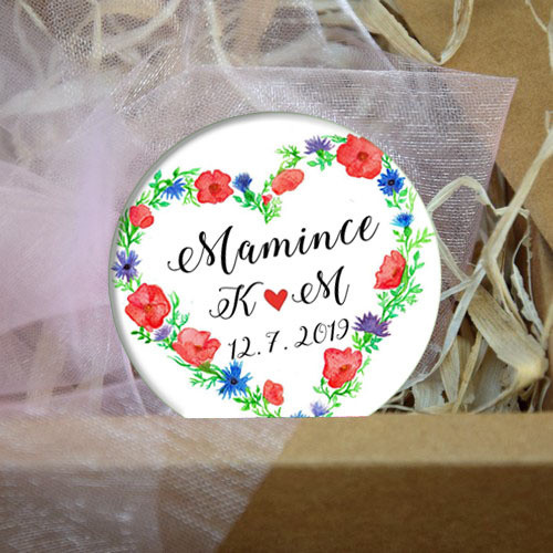 Placka na 5 způsobů - 44 mm - mamince