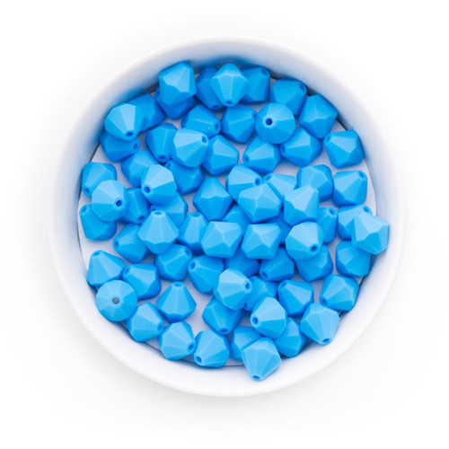 Silikonová sluníčka 13 mm (4 ks) - sky blue