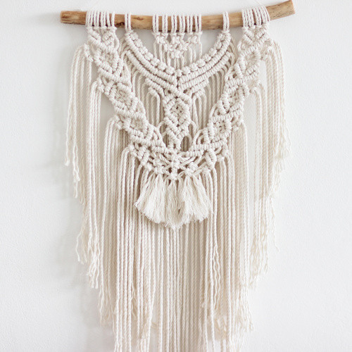 Přírodní macramé větší — foto 1