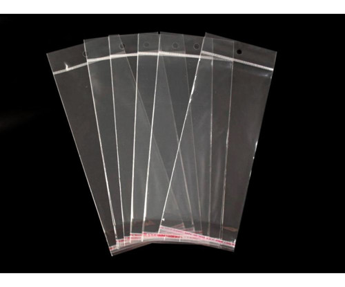 100pc Ransparent Jasné, Plastové Self-lepicí Těsně