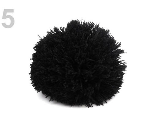 2ks Black Bambule Ø8,5cm, Bambulky, Ozdoby Na