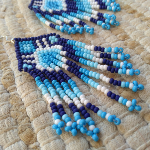 Boho naušničky — foto 1