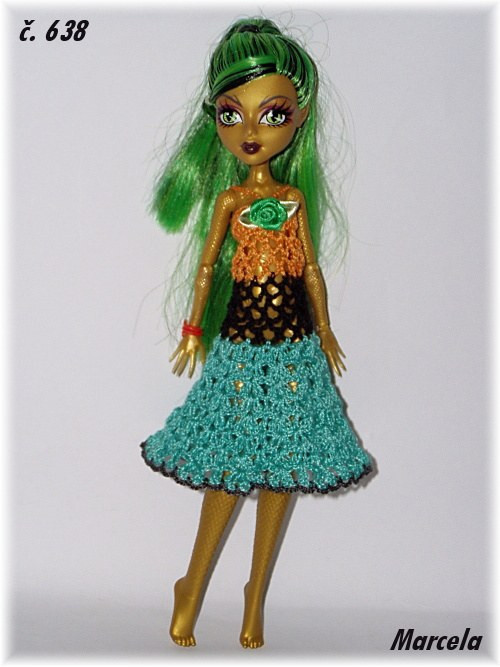 Šaty oblečky pro panenky monster high příšerky