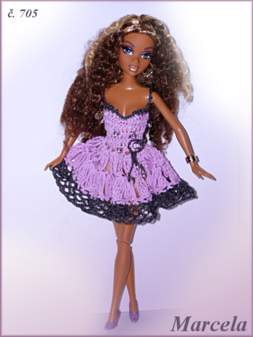Šaty oblečky na panenky barbie, my scene