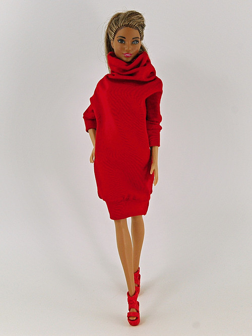 Barbie - Rolákošaty červené — foto 1