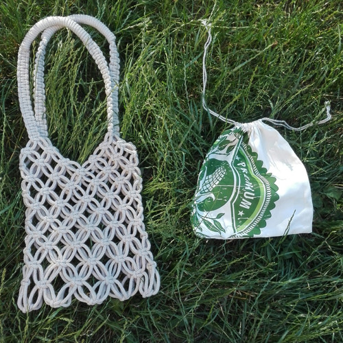 Macramé taška "ušatá"