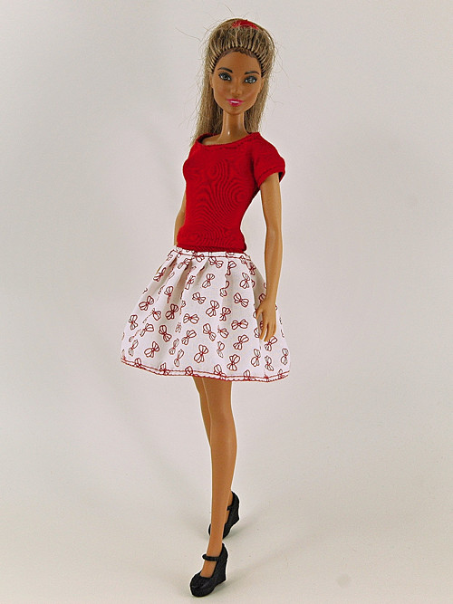 Barbie - Sukně mašličková — foto 1