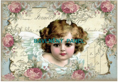 Bavlněná látka - panel — foto 1