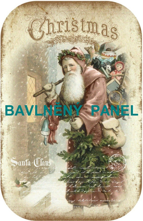 Bavlněná látka - panel vel.A5