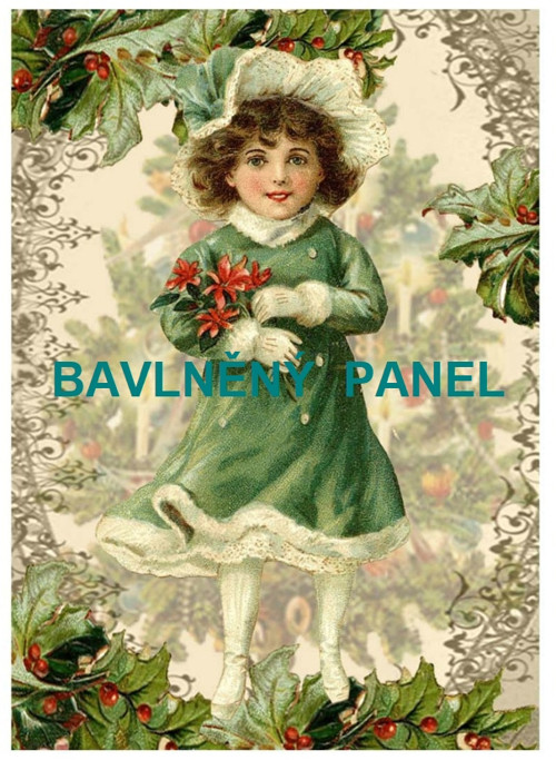 Bavlněná látka - panel vel.A5