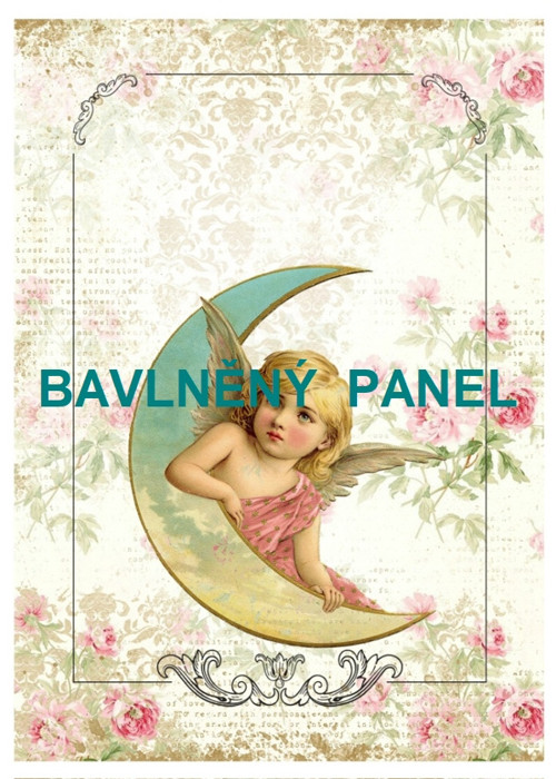 Bavlněná látka - panel vel.A5