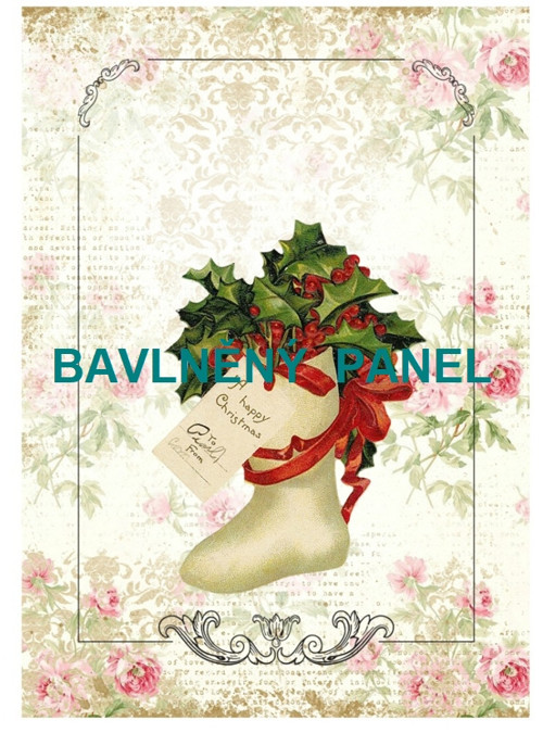 Bavlněná látka - panel vel.A5