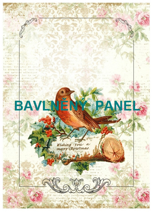 Bavlněná látka - panel vel.A5