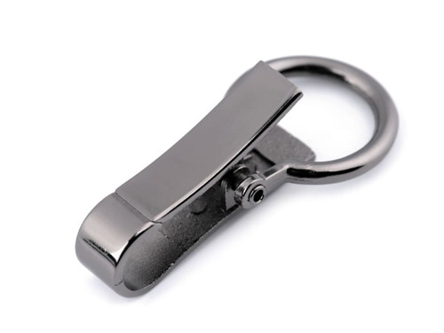 Zapínání na kabelky průvlek 19mm(1sada)-nikl černý