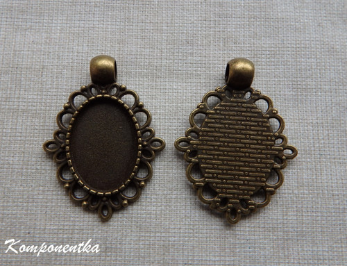 Lůžko na kabošon 13x18mm1kus