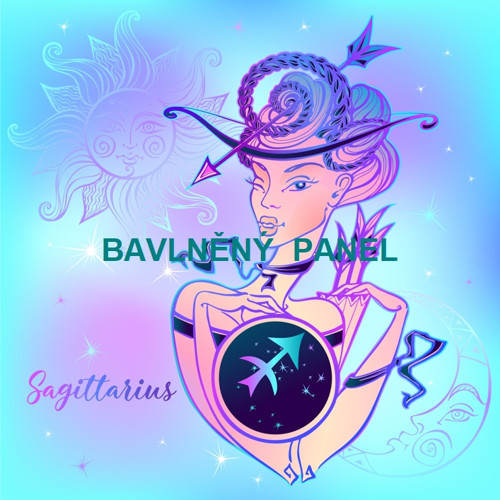 Bavlněný panel 25 x 25cm