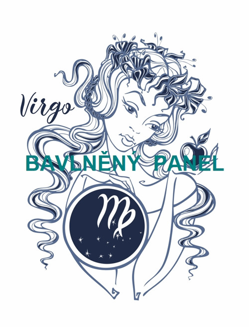 Bavlněný panel 25 x 25cm