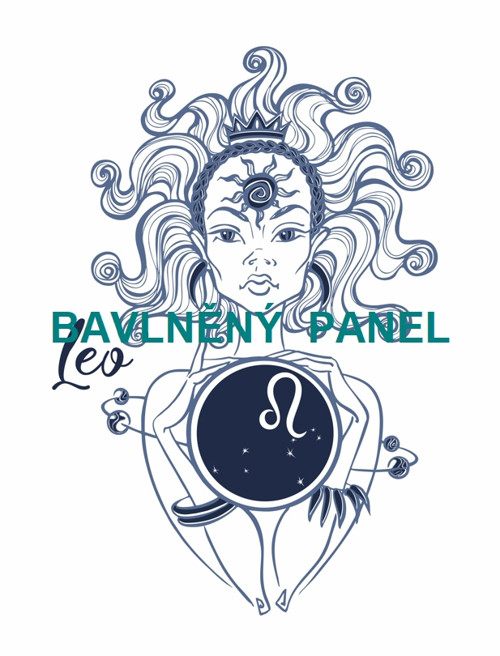Bavlněný panel 25 x 25cm