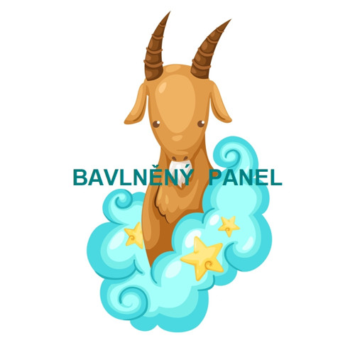 Bavlněný panel 25 x 25cm
