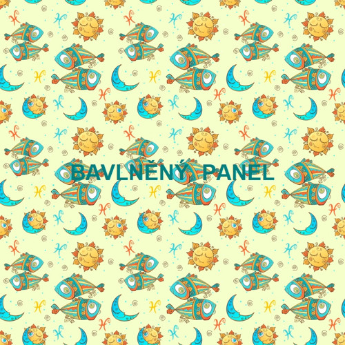 Bavlněný panel 25 x 25cm