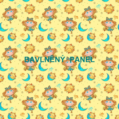 Bavlněný panel 25 x 25cm