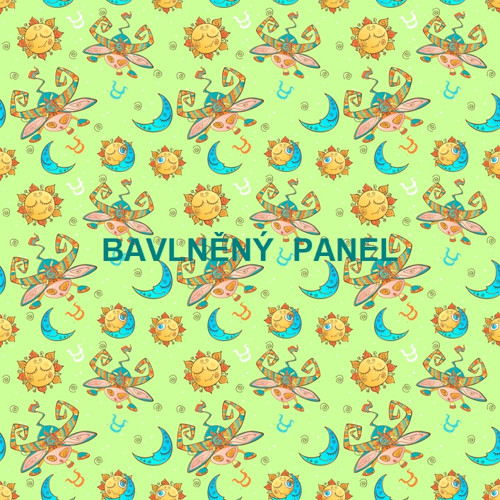 Bavlněný panel 25 x 25cm